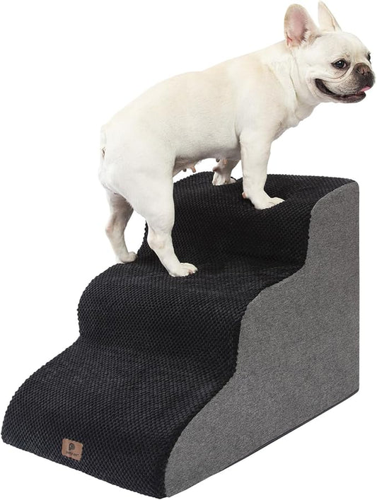 Pettycare Dog Stairs Ramp for High Beds and Couch 3 Steps,