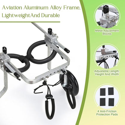 Adjustable Dog Wheelchair for Hind Legs