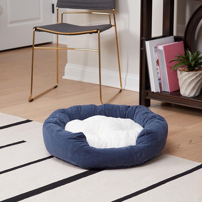 Maddie Donut Dog Bed with Removable Center Pillow (24" x 24")