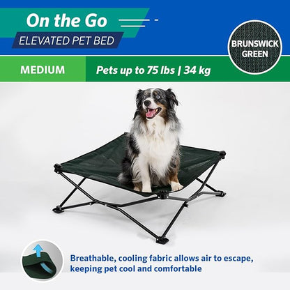 Coolaroo On The Go Cooling Elevated Dog Bed