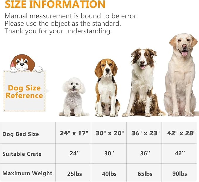 30 Inch dog crate bed crate pads for dog cages Dog Crate Bed for Medium Dogs Soft and Fluffy Crate Mats for Dog Cages Up to 40 lbs Pet Bed Mat Pillows Kennel Pads for Crates Tire Printing Grey L