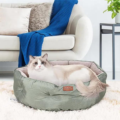 Dual-Sided Dog Beds for Medium & Small Dogs 20" L 20" W 6" Th)