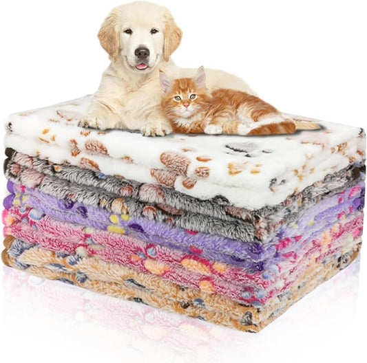 5 Pcs Pet Blankets 30"X20" Puppy