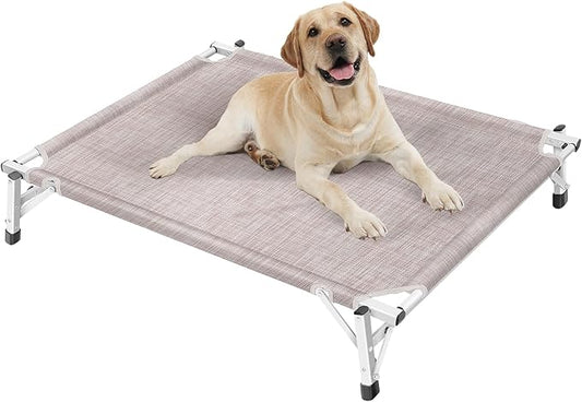 Dog Bed Medium Size Dog: Raised Elevated Cooling Cots Chew Proof Dog Bed