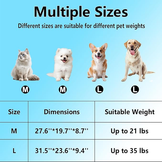 Dog Beds for Small Dogs Green,27inch)