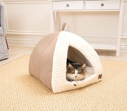 Cat Dog Tent Triangle Bed Removable Cushion Cover Two Way Conversion (Medium