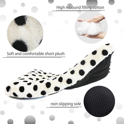 30 Inch Crate Pad for Medium Dogs Washable Dog Crate Pad 30x19 Anti-Slip Crate Bed Medium Dog Crate Bed, White with Black Dots