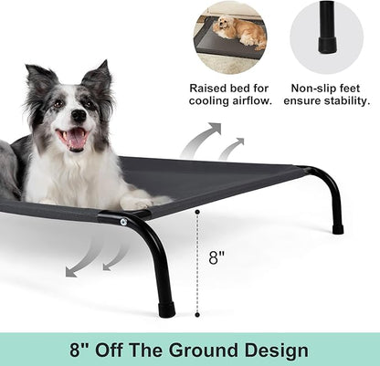 Cooling Elevated Dog Bed Cot for Large Dogs 49 inches