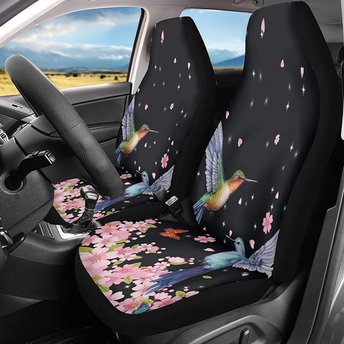 Hummingbird Seat Covers Auto Protective Accessories Gift