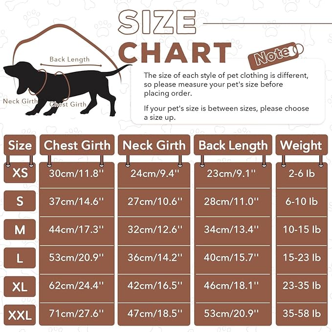 Large Dog Sweater Fall