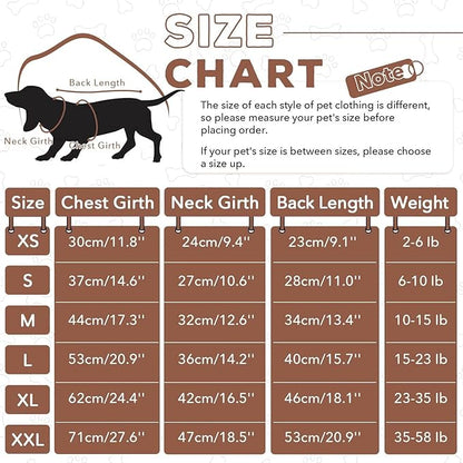 Large Dog Sweater Fall