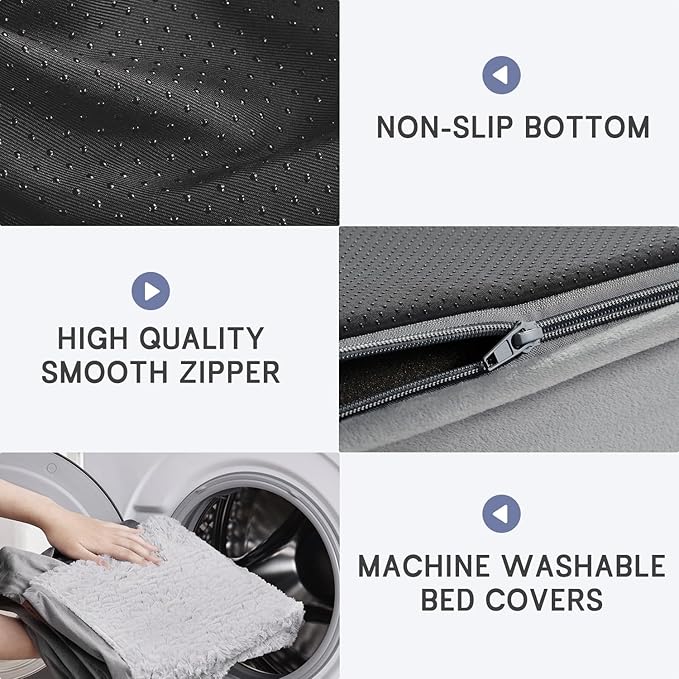 Figopage Extra Large Dog Bed Orthopedic Dog Beds with Removable Washable Cover 42 inch