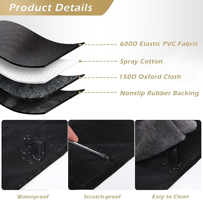 PIUGILH Car Trunk Pet Mat Cargo Liner Compatible with Land Rover Defender 2020 2021 2022 2023 2024 2025