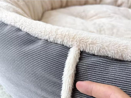 Cozy Round Washable Dog Bed