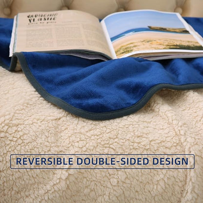 DaysU Waterproof Dog Blanket for Small Dogs 30"x40" Navy