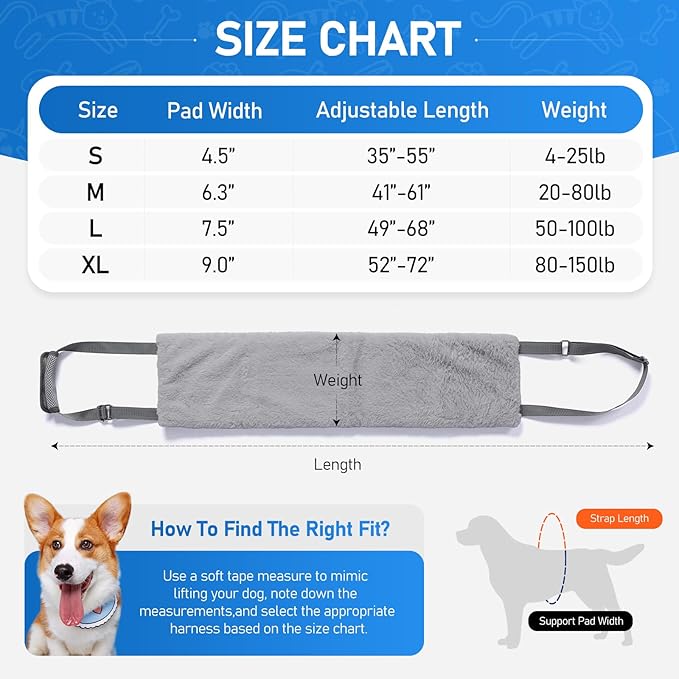 Dog Lift Harness for Small Dogs K9 Cruciate