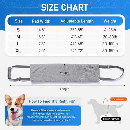 Dog Lift Harness for Small Dogs K9 Cruciate