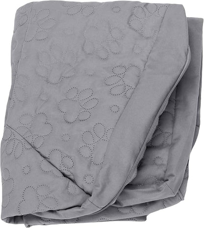 Furhaven Replacement Dog Bed Cover Pinsonic Quilted Paw L Shaped Chaise