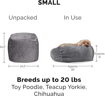 Furhaven Soft & Cozy Dog Bed for Small Dogs 20 lbs