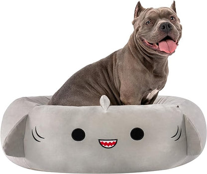 Squishmallows 30-Inch Gordon Shark Pet Bed