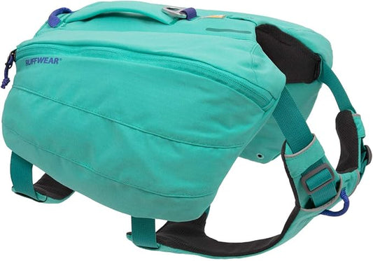 Ruffwear, Front Range Dog Day Pack, Backpack with Handle for Hikes & Day Trips, Aurora Teal, X-Small