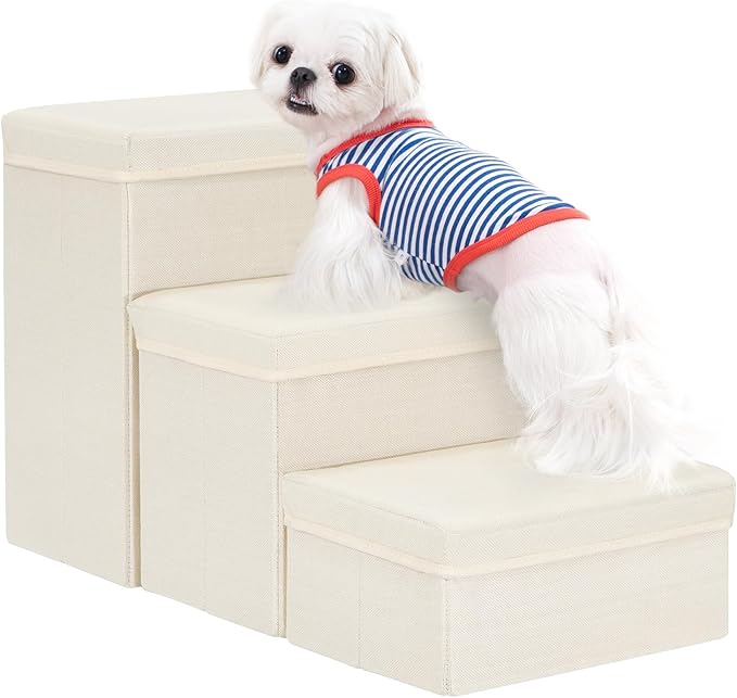 Uross Dog Stairs with Storage 3-Steps