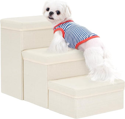Uross Dog Stairs with Storage 3-Steps
