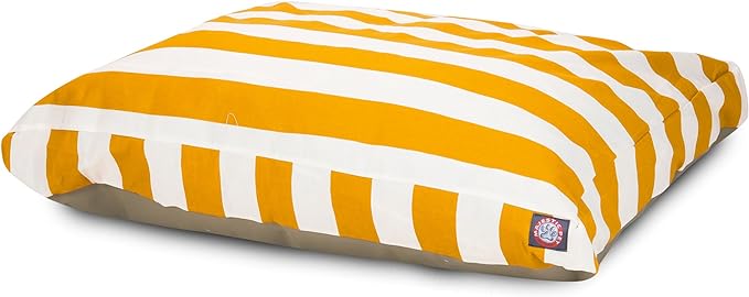 Majestic Pet Rectangle Small Dog Bed Washable – Non Slip Comfy Pet Bed – Dog Crate Bed with Removable Washable Cover – Dog Kennel Bed for Sleeping 27x20x4 Inch