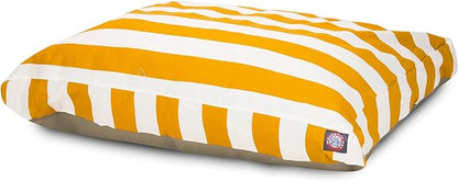 Majestic Pet Rectangle Small Dog Bed Washable – Non Slip Comfy Pet Bed – Dog Crate Bed with Removable Washable Cover – Dog Kennel Bed for Sleeping 27x20x4 Inch