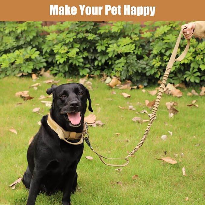 Tactical Dog Collar Leash Set