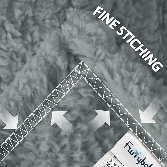 furrybaby Dog Blanket Soft Dog Blankets for Large 59x78 Inches