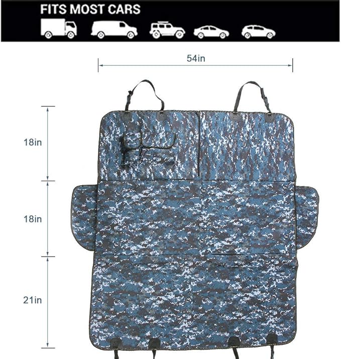 Dog Seat Cover for Car Back Seat