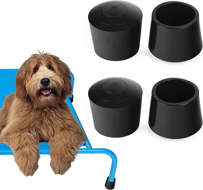 IMPRESA [4 Pack 1” Wide Elevated Dog Bed Feet to Protect Floors
