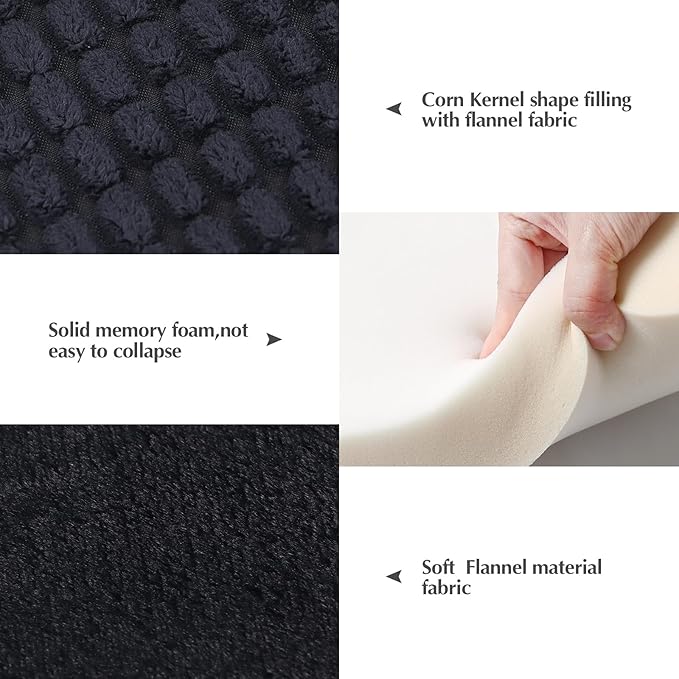 BVAGSS Dog Bed Mat XH079 (36''x23''x1.6'',Dark