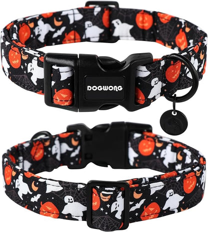 DOGWONG Cotton Dog Collar