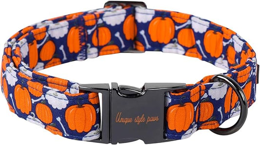 Unique style paws Dog Collar Metal Buckle Collar