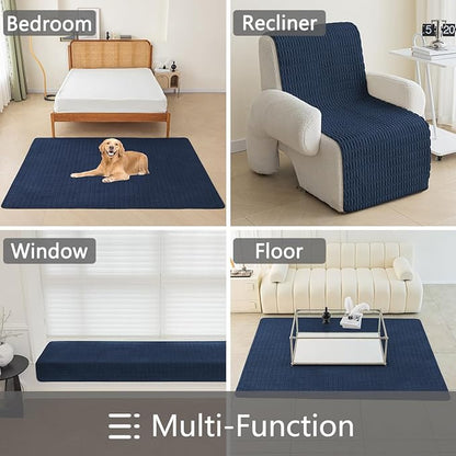 Dog Bed Cover Sofa Protector,Anti Slip Waterproof Sofa Covers for Living Room Couch Covers,Sofa Mat,Seat Cover, Dog Mat,Pet Pad for Furniture 1 Piece (60x82 inch, Dark Blue)