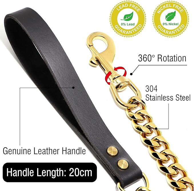 15mm/19mm Heavy Duty Dog Leash (19mm/3FT)