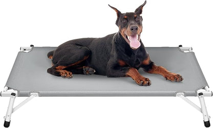 Elevated Cooling Cots Dog Bed: Raised Outdoor & Indoor Pet Cot