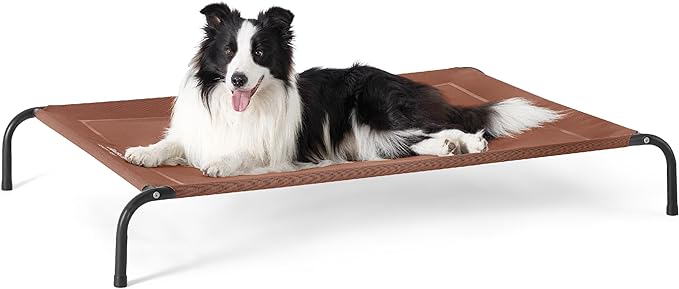 Bedsure Elevated Raised Cooling Cots Bed for Large Dogs 49 inches