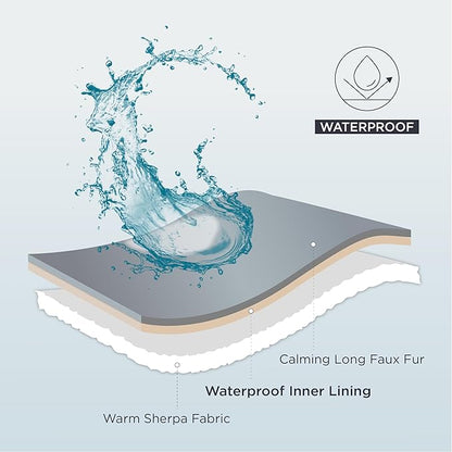 Bedsure Waterproof Dog Blankets for Medium Dogs 30"x40", Light