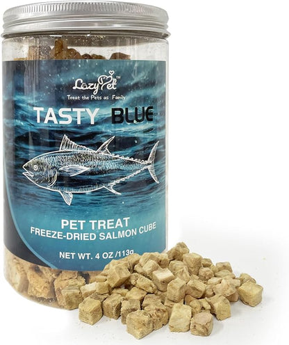 Freeze-Dried Salmon Training Raw Single Ingredient Cat Treats, Solve Pet's Picky Eating Problem(Salmon)