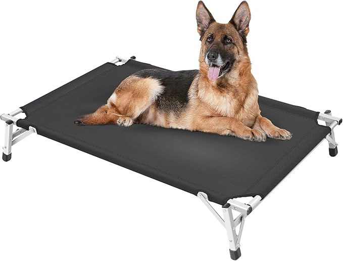 Elevated Cooling Cots Dog Bed: Raised Outdoor & Indoor Pet Cot