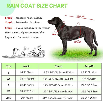 Reflective Dog Raincoat