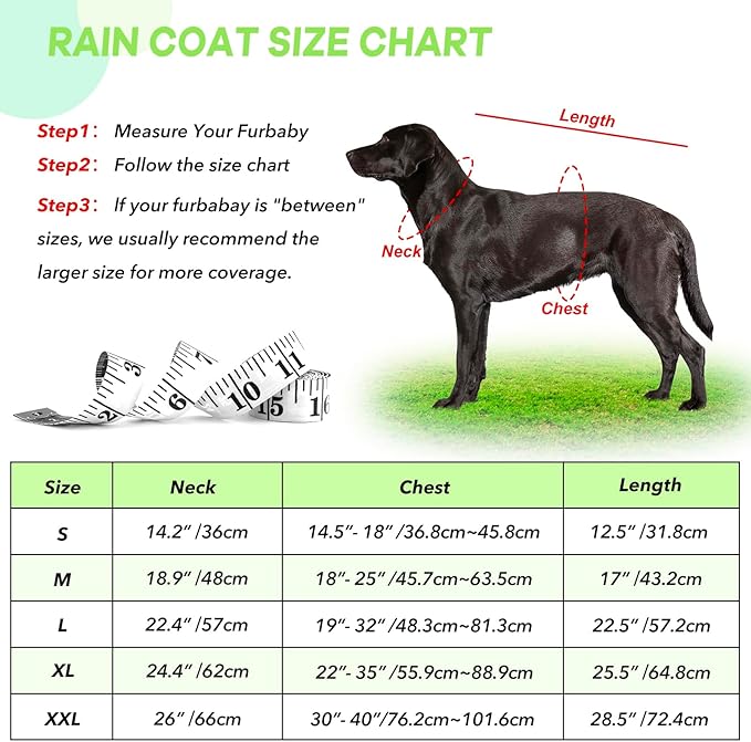Waterproof Reflective Dog Raincoat