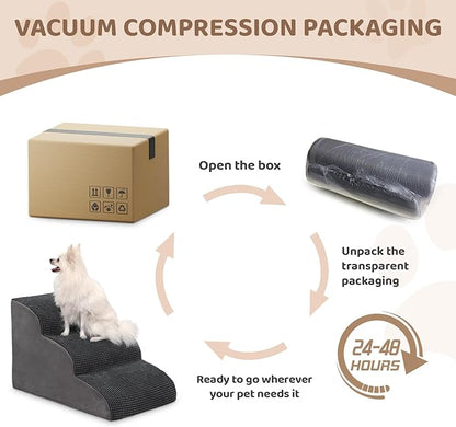 Dog Stairs Ramp for Small Dogs 3-Step Dog