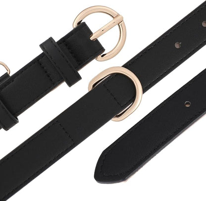 WHIPPY Soft Padded Leather Dog Collar for Small Medium Large Dogs Heavy Duty Dog Collar with Adjustable Rust-Proof Metal Hardware