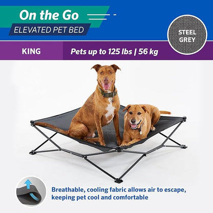 Coolaroo On The Go Cooling Elevated Dog Bed