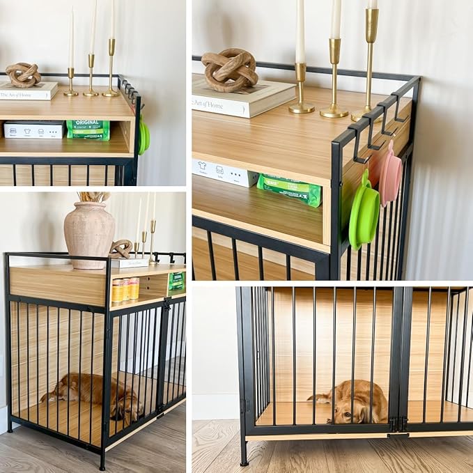 YITAHOME Large Dog Crate 41" Heavy 2 Drawers