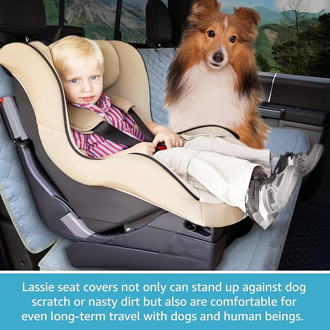 Lassie XL Dog Seat Covers for Trucks Back Seat